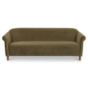 Dark Green Faux Mohair