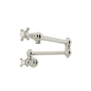 Polished Nickel / Metal Cross Handle