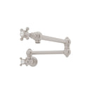 Satin Nickel / Metal Cross Handle