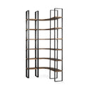Mercana Turner 36.5" x 36.5" x 90" Solid Wood Wall Shelf
