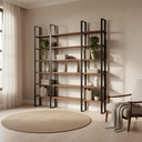 Mercana Taunton 10.5" x 80" x 90" Solid Wood Wall Shelf