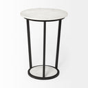 Mercana Bombola 18" x 18.1" x 25.2" Metal Side Table