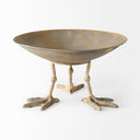 Mercana Chadwick 12.8" x 12.8" x 7" Metal Bowl