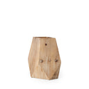 Mercana Allen 10.6" x 6.3" x 11.3" Solid Wood Vase