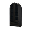 Mercana Gehry 33.3" x 16.3" x 72.3" Iron Display Cabinet