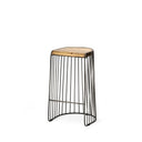 Mercana Seagram 20" x 18.5" x 30.5" Metal Stool