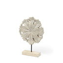 Mercana Kamara 12.6" x 3.5" x 17.3" Solid Wood Decorative Object