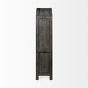 Mercana Barrett 48.5" x 17.3" x 73" Solid Wood Display Cabinet
