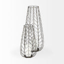 Mercana Petiole 8.3" x 8.3" x 16.1" Metal Candle Holder