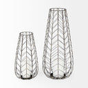 Mercana Petiole 8.3" x 8.3" x 16.1" Metal Candle Holder