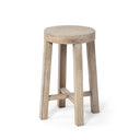 Mercana Brahma 18" x 18" x 26" Solid Wood Stool