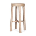 Mercana Brahma 18" x 18" x 30" Solid Wood Stool