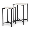 Mercana Lucas 15" x 15" x 24" Metal Side Table