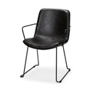 Mercana Sawyer 23.2" x 25.6" x 33.1" Metal Dining Chair