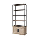 Mercana Braxton 41.5" x 18.5" x 90" Solid Wood Wall Shelf