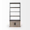 Mercana Braxton 41.5" x 18.5" x 90" Solid Wood Wall Shelf