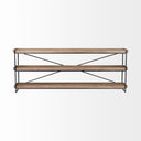 Mercana Trey 80" x 16" x 30" Solid Wood Console Table