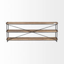 Mercana Trey 80" x 16" x 30" Solid Wood Console Table