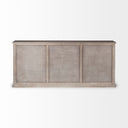 Mercana Braxton 81.5" x 18.5" x 36" Solid Wood Sideboard
