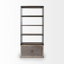 Mercana Braxton 41.5" x 18.5" x 90" Solid Wood Wall Shelf