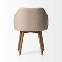 Mercana Ronald 23.3" x 21.8" x 32.3" Solid Wood Dining Chair