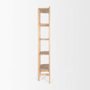 Mercana Taylin 33" x 14" x 83" Solid Wood Wall Shelf