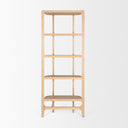 Mercana Taylin 33" x 14" x 83" Solid Wood Wall Shelf