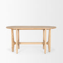 Mercana Taylin 59.8" x 25.6" x 30" Solid Wood Desk