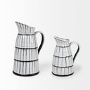 Mercana Lome 7.7" x 5.9" x 10" Ceramic Jug Vase