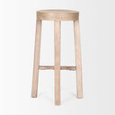 Mercana Brahma 18" x 18" x 30" Solid Wood Stool