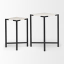 Mercana Lucas 15" x 15" x 24" Metal Side Table