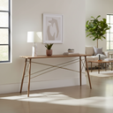 Mercana Kirby 66" x 16" x 29" Solid Wood Console Table
