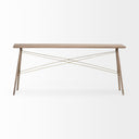 Mercana Kirby 66" x 16" x 29" Solid Wood Console Table