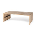 Mercana San 48" x 30.5" x 16" Solid Wood Coffee Table