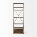 Mercana Brodie 32" x 22" x 94" Iron Wall Shelf