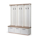 Mercana Fairview 61" x 18" x 76" Solid Wood Hall Tree