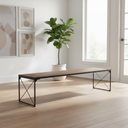 Mercana Trestman 66" x 17.8" x 16.8" Solid Wood Bench
