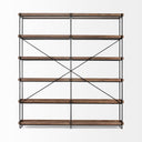 Mercana Trey 80" x 16" x 87.5" Iron Wall Shelf