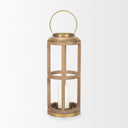 Mercana Andy 8.3" x 8.3" x 25.6" Solid Wood Lantern