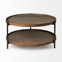 Mercana Kade 33.1" x 33.1" x 17.3" Metal Coffee Table