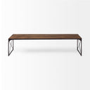 Mercana Trestman 66" x 17.8" x 16.8" Solid Wood Bench