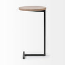 Mercana Ballatine 15" x 15" x 27" Metal Side Table