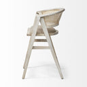 Mercana Tabitha 23.3" x 22" x 36.8" Solid Wood Stool