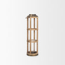 Mercana Andy 8.3" x 8.3" x 34.8" Solid Wood Lantern