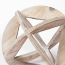 Mercana Bellatrix 7" x 7" x 7" Solid Wood Decorative Object