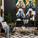 Mercana Kirby 66" x 16" x 29" Solid Wood Console Table