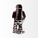 Mercana Robot 3.9" x 3.5" x 10" Ceramic Decorative Object