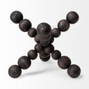 Mercana Carollan 9.1" x 9.1" x 9.1" Solid Wood Decorative Object