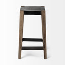 Mercana Nell 15" x 15" x 26" Solid Wood Stool