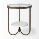 Mercana Reinhardt 20" x 20" x 24" Metal Side Table